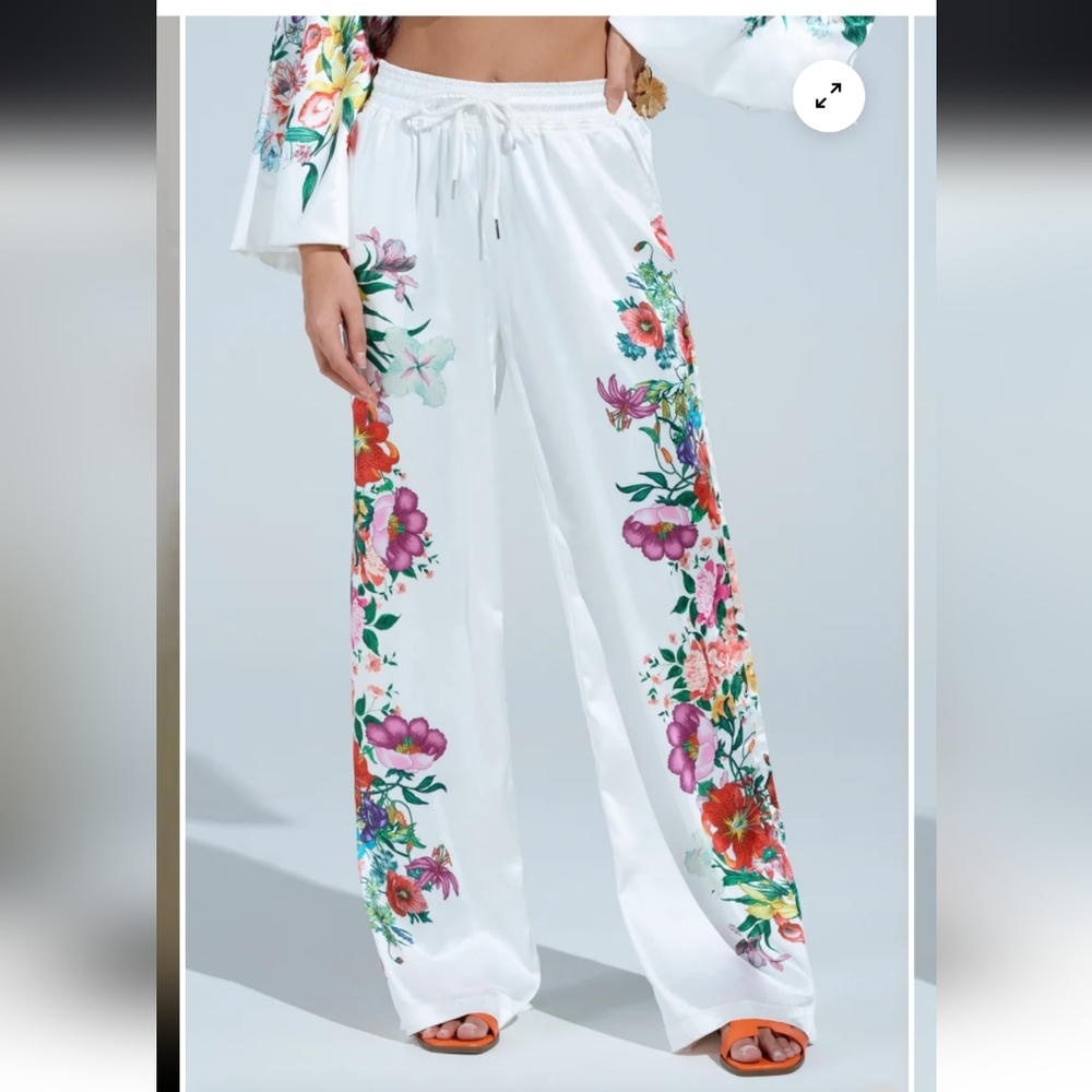 FULL BLOOM STRAIGHT LEG TROUSERS - 1x - Picture 3 of 7